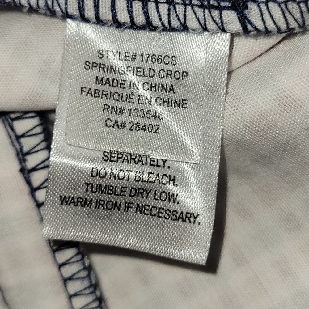 NWOT Crosby. Springfield Cropped Red Blue Gingham Pull on Pant 8 - Picture 11 of 12